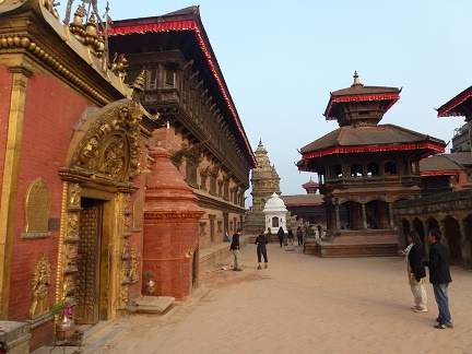Bhaktapur, la porte d'or