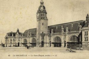 LA ROCHELLE - LA GARE (Esquié, archit.) - LL 65