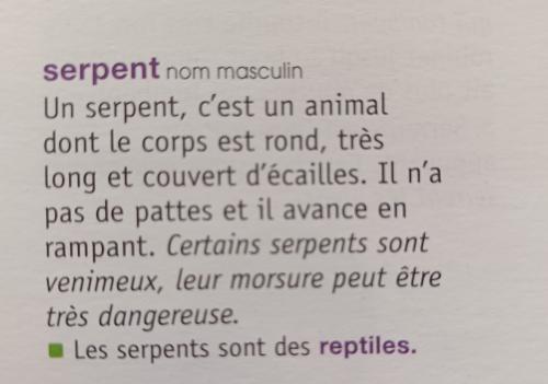 les serpents