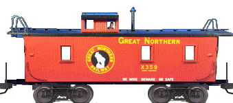 Caboose Great Northen X359