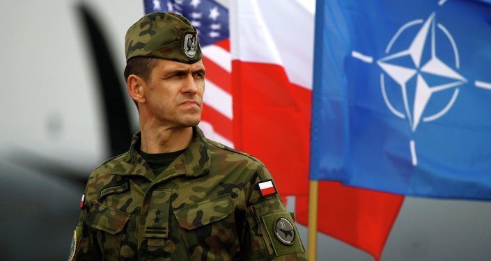 Un militaire de l'Otan en Pologne
