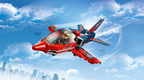 LEGO CITY - Airshow Jet (87 pièces)