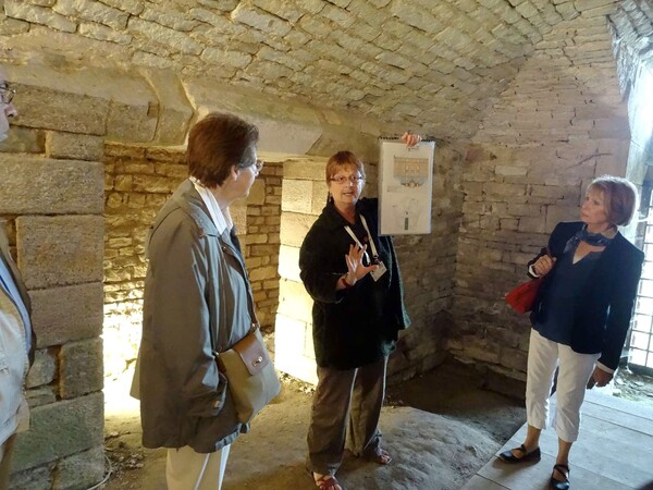 Visite du château de Maulnes, avec la Société Archéologique et Historique du Châtillonnais...