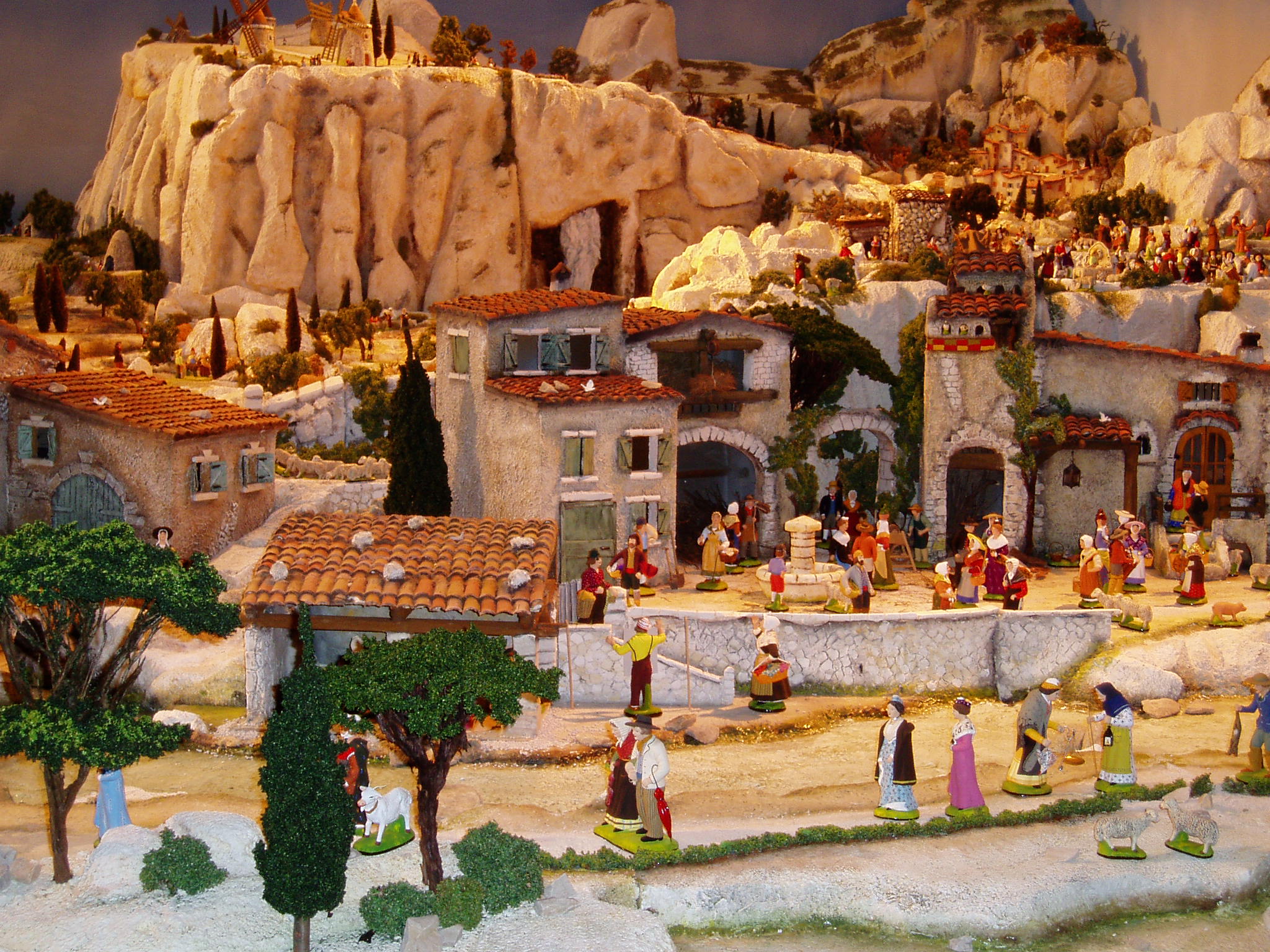 Les santons, symboles de Noël en Provence - Après 100 m... Vous êtes arrivé