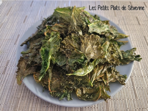 Chips de chou frisé (chou kale)