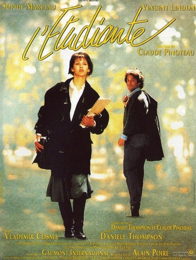 L’Étudiante (affiche du film de Claude Pinoteau, sorti en1988, avec Sophie Marceau, 