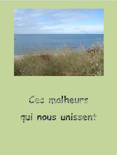Ces malheurs qui nous unissent (prologue et personnages)