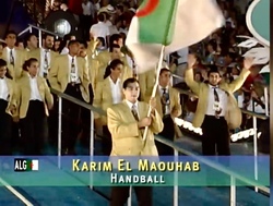 EL-MAOUHAB porte-drapeau de l'Algérie aux J.O de 1996