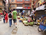 Commerces dans les rues de Kathmandu