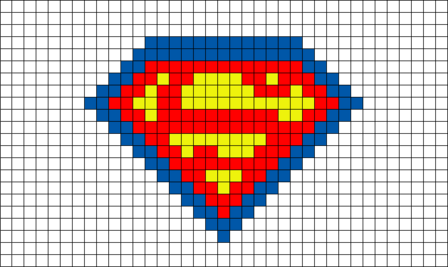 Résultat de recherche d'images pour "pixel superman"