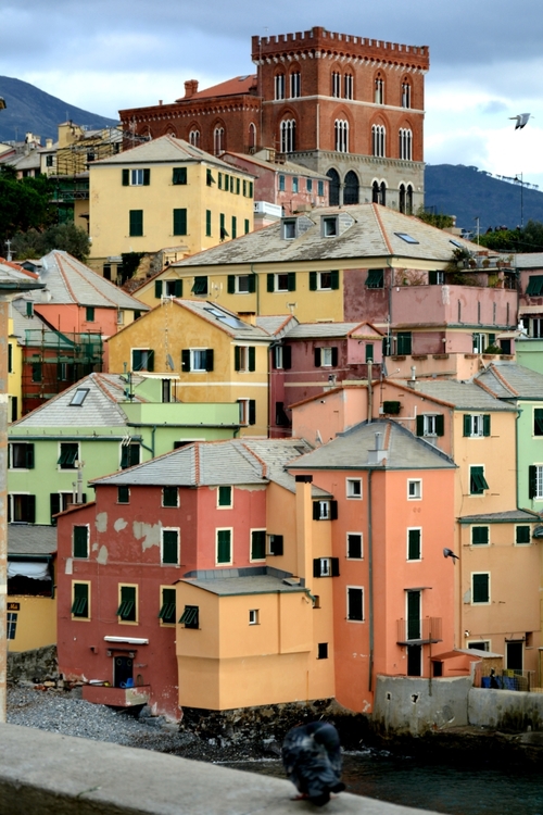 Le quartier de Bocadasse à Gênes