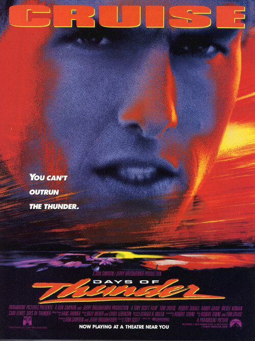 Film "Days of Thunder" 1990.