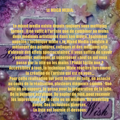 Dessin et peinture - vidéo 3396 : Qu'est ce que le "MIXED MEDIA" ? - peinture abstraite avec inclusions.