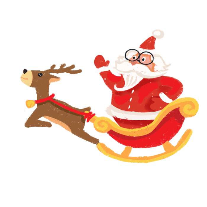 Père Noël Disant Bonjour GIF | PSD Éléments graphiques Téléchargement  Gratuit - Pikbest