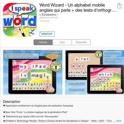 [appli gratuite] Word Wizard