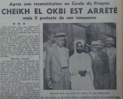 cheikh el okbi arrêté au siège du mca cédé aux oulémas musulmans