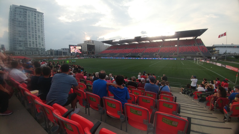 Atlético Ottawa versus Valour FC on August 21st 2021