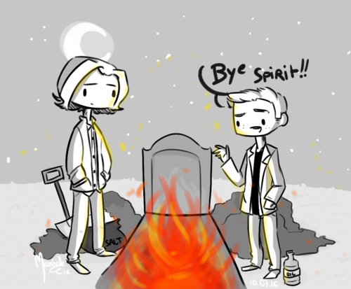 Hé oui, encore des FanArts Supernatural. Uh.