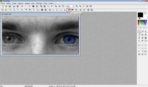Changer la couleur des yeux sur une photo