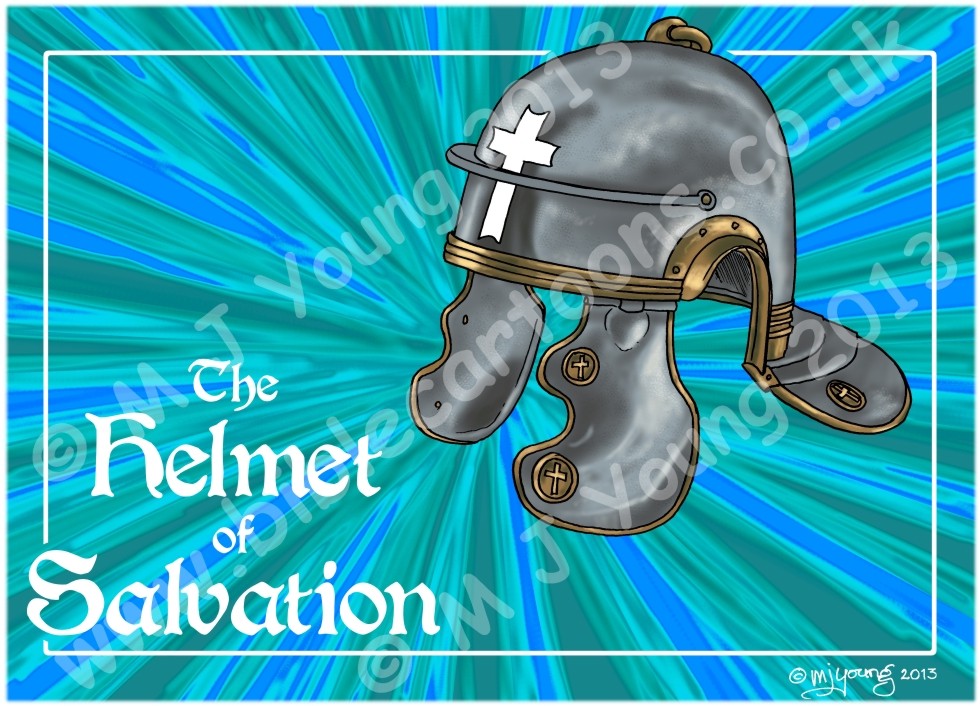 Ephesians 06 - Armour of God  - Helmet (Blue)