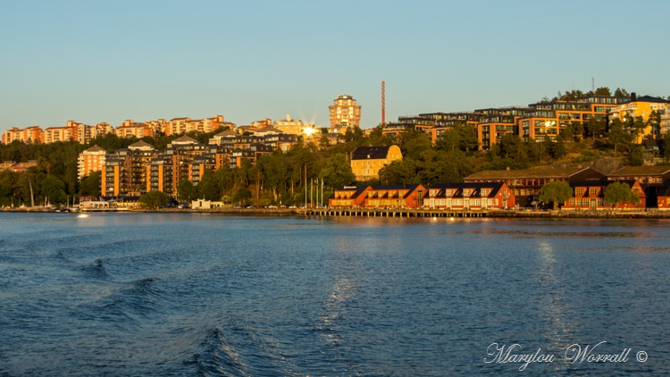 Suède : Au retour de Vaxholm arrivée à Stockholm