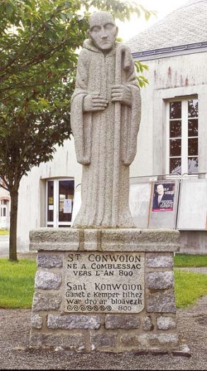 Saint Conwoion, abbé de Redon († 868)