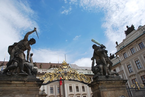 Prague: le château et la cathédrale Saint Guy (photos)