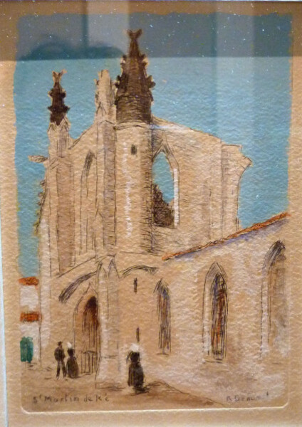 Carte postale de Saint-Martin de Ré par Raphaël Drouart