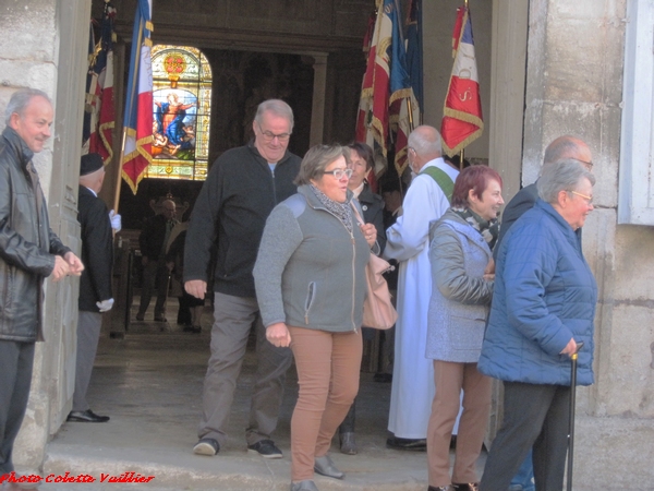 La cérémonie  2021, en mémoire des résistants tués à la ferme Sainte-Marie a été suivie pae René Drappier