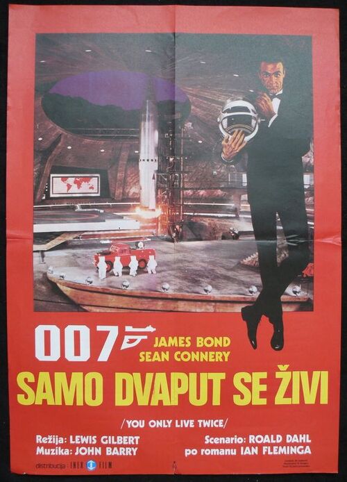 ON NE VIT QUE DEUX FOIS - BOX OFFICE SEAN CONNERY 1967