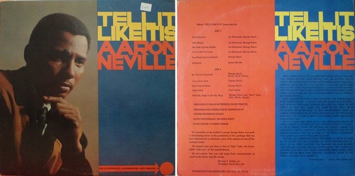 AARON NEVILLE - TEL IT LIKE IT IS - PARLO RECORDS