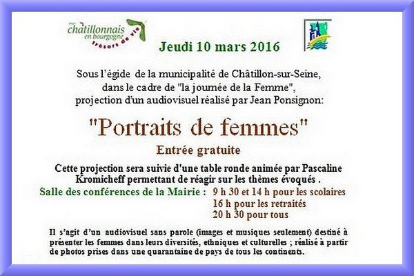 La Journée de la femme célébrée par Jean Ponsignon...