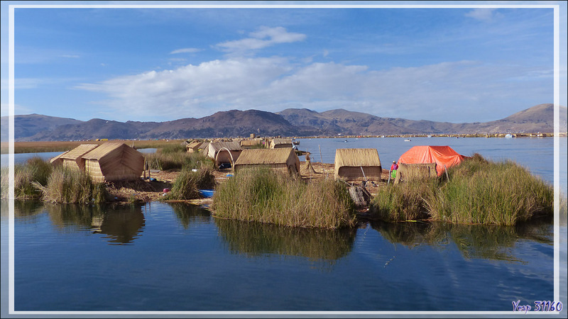 Regards parfois indiscrets sur des îles flottantes -  Iles Uros - Lac Titicaca - Pérou