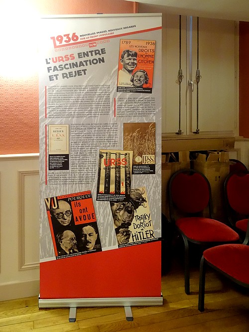 Une belle exposition sur le Front Populaire à voir absolument, salle des conférences de la Mairie de Châtillon sur Seine....