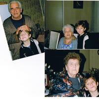 Stéphane, mon fils, avec ses grands oncles et tantes