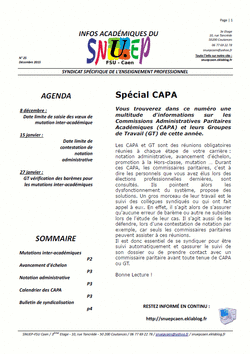 Bulletin académique - décembre 2015