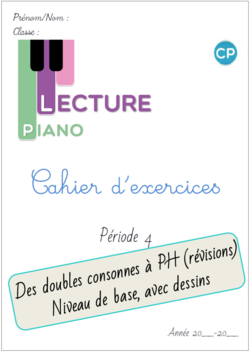 Cahier d'exercices Piano de la P4