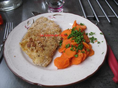 Filets de merlan en robe de noisettes