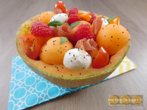 Salade de melon sucrée / salée