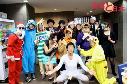 Le groupe quasiment au complet