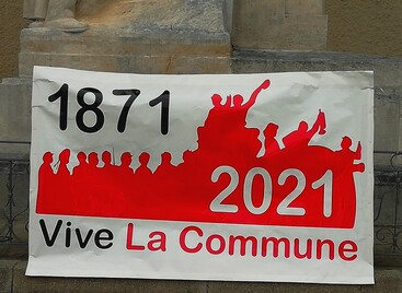 1871/2021  VIVE LA COMMUNE!  Château-Arnoux, au Monument Pacifiste Victorin Maurel, le 22 Mai 2021