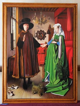 Compare Hamilton and Van Eyck