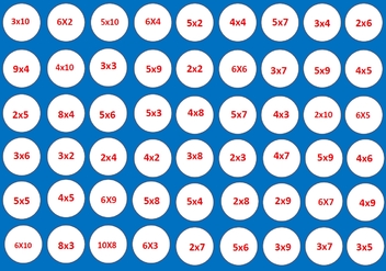 Les tables avec le jeu du puissance 4 : entraînements, jeux, suivi, progression ...