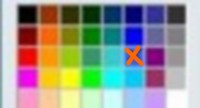 3 ème rangée 6ème couleur