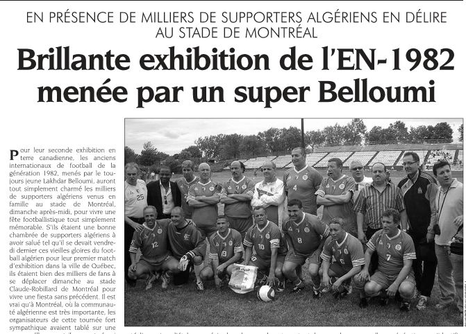 31.5.2010 stade Montréal l'EN 1982 en exhibition