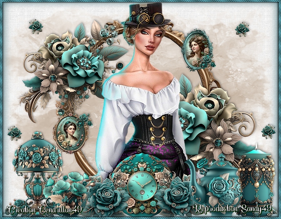 Reproduction N°2  Steampunk Blue