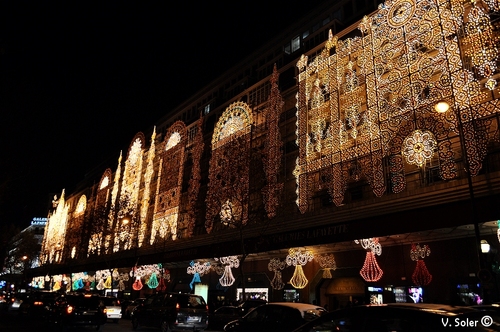 Illuminations de Noël à Paris パリのクリスマス