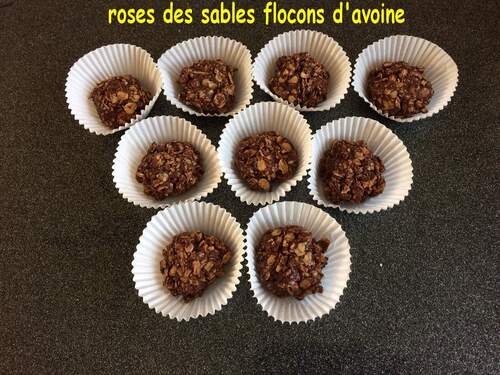 roses des sables aux flovcons d'avoine 