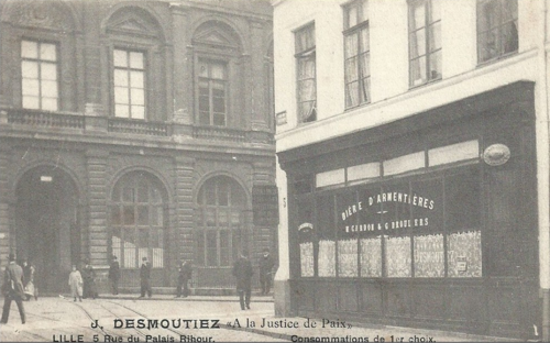 LILLE - Palais Rihour - DESMOUTIERS, À la Justice de Paix - 5, Rue du Palais Rihour