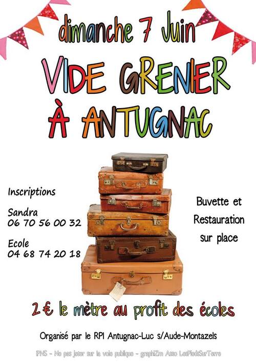 Vide-grenier au profit des écoles